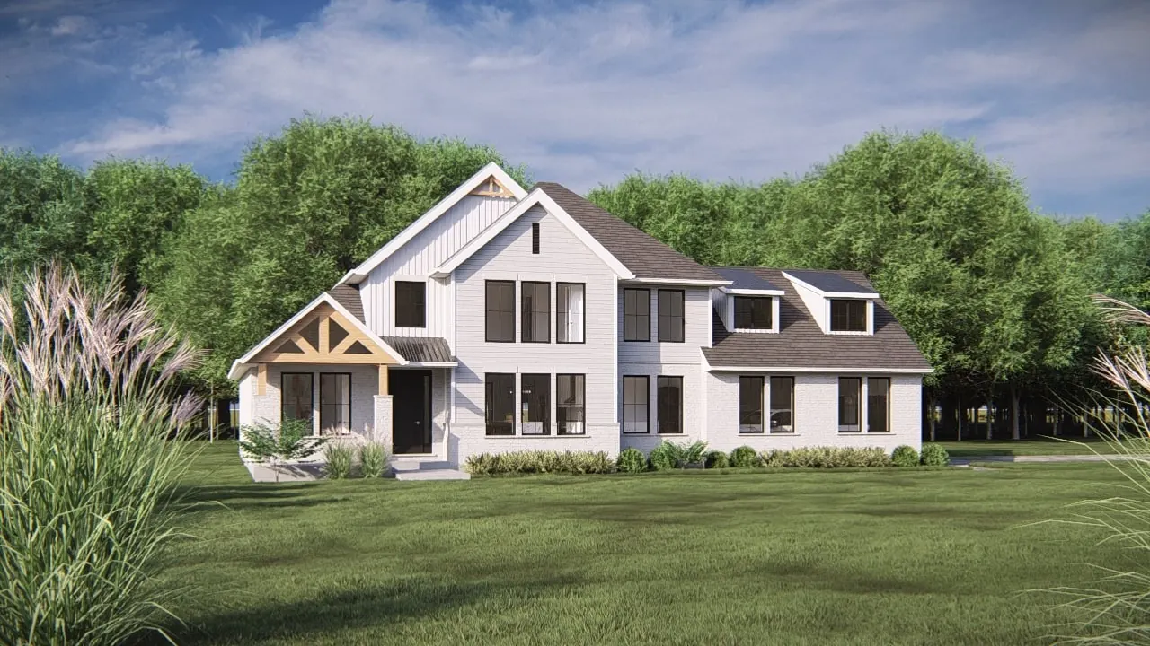 White two-storey family home on a large lawn, one of the Ontario properties you can browse on PrivateDeals